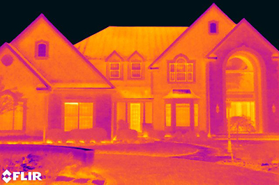 Flir Thermal building inspections Showalter Property Consultants Home Inspections Maryland