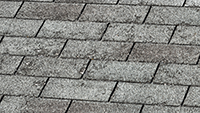 Failing roof shingles