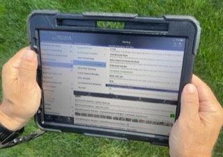 Home Inspection Report on a Tablet